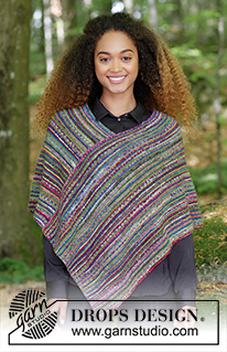Free patterns - Poncho's voor dames / DROPS 180-27