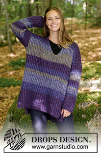 Free patterns - Swetry przez głowę w paski / DROPS 180-34