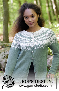 Free patterns - Damskie rozpinane swetry / DROPS 180-4