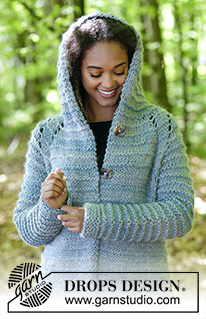 Free patterns - Damskie długie rozpinane swetry / DROPS 181-30