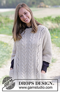 Free patterns - Damskie swetry przez głowę / DROPS 184-2