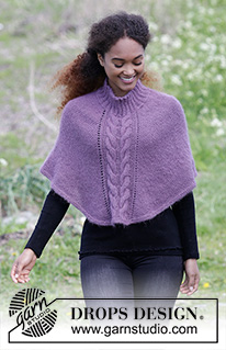 Free patterns - Poncho's voor dames / DROPS 184-29