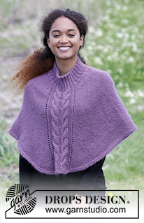 Free patterns - Poncho's voor dames / DROPS 184-29