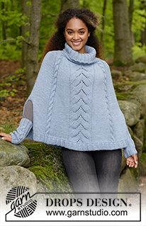 Free patterns - Poncho's voor dames / DROPS 184-30