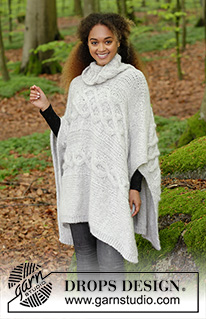 Free patterns - Poncho's voor dames / DROPS 184-6