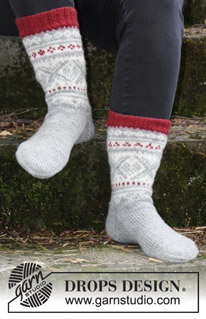 Free patterns - Calcetines / DROPS 185-8