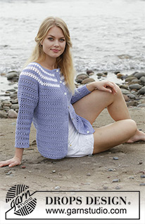 Free patterns - Damskie rozpinane swetry / DROPS 186-32