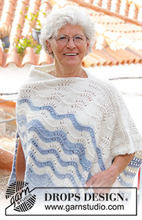 Free patterns - Poncho's voor dames / DROPS 186-38