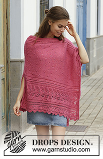 Free patterns - Poncho's voor dames / DROPS 186-8
