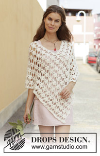 Free patterns - Poncho's voor dames / DROPS 187-28