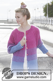 Free patterns - Proste rozpinane swetry / DROPS 187-39
