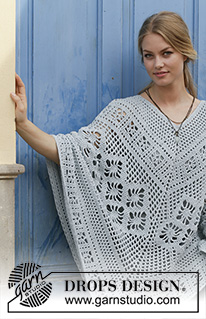 Free patterns - Poncho's voor dames / DROPS 188-27