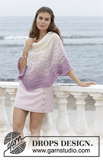 Free patterns - Poncho's voor dames / DROPS 188-40