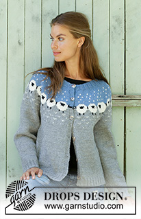 Free patterns - Damskie rozpinane swetry / DROPS 194-1