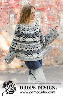 Free patterns - Poncho's voor dames / DROPS 195-27