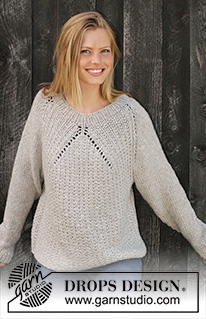 Free patterns - Damskie swetry przez głowę / DROPS 195-28