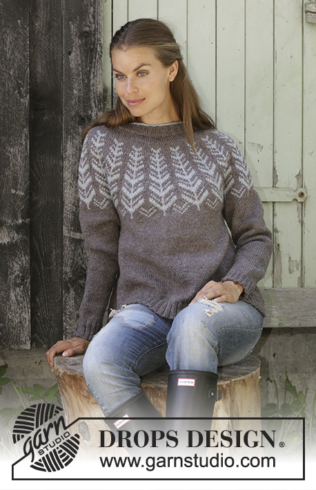 Inner Circle / DROPS 196-23 - Knitted jumper with round yoke in DROPS Karisma or DROPS Merino Extra Fine. Piece is knitted top down with Nordic pattern. Size: S - XXXL
Knitted hat in DROPS Karisma or DROPS Merino Extra Fine. Piece is knitted in the round with Nordic pattern.
