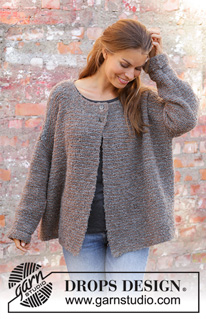 Free patterns - Proste rozpinane swetry / DROPS 197-36