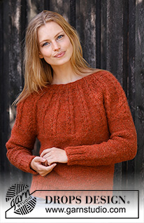 Free patterns - Damskie swetry przez głowę / DROPS 197-8