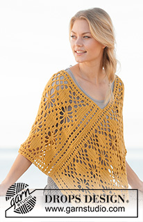 Free patterns - Poncho's voor dames / DROPS 200-33