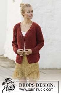 Free patterns - Proste rozpinane swetry / DROPS 202-26