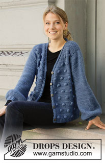 Free patterns - Damskie rozpinane swetry / DROPS 205-11