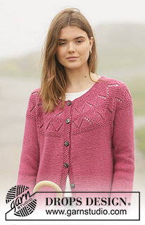 Free patterns - Damskie długie rozpinane swetry / DROPS 206-15