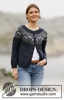 Free patterns - Norweskie rozpinane swetry / DROPS 206-3