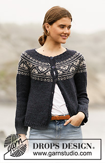 Free patterns - Damskie rozpinane swetry / DROPS 206-3