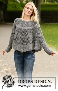 Free patterns - Poncho's voor dames / DROPS 207-18