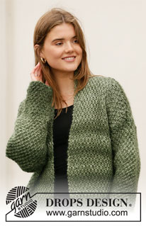 Free patterns - Damskie długie rozpinane swetry / DROPS 207-31