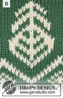 Mandal Jacket / DROPS 207-6 - Rozpinany sweter na drutach przerabiany od góry do dołu, z zaokrąglonym karczkiem i żakardem norweskim, z włóczki DROPS Merino Extra Fine. Od S do XXXL.
