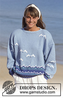 Free patterns - Damskie swetry przez głowę / DROPS 21-15