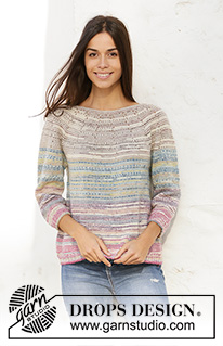 Free patterns - Damskie swetry przez głowę / DROPS 210-22