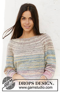 Free patterns - Damskie swetry przez głowę / DROPS 210-22