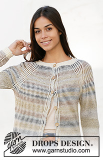 Free patterns - Damskie rozpinane swetry / DROPS 210-24