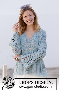 Free patterns - Damskie rozpinane swetry / DROPS 210-8