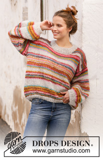 Free patterns - Damskie swetry przez głowę / DROPS 212-20