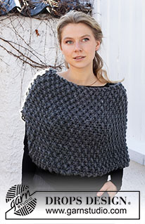 Free patterns - Poncho's voor dames / DROPS 214-47
