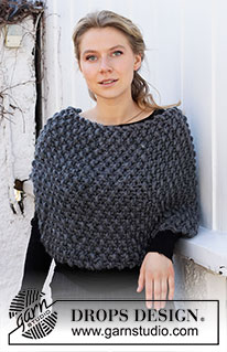 Free patterns - Poncho's voor dames / DROPS 214-47
