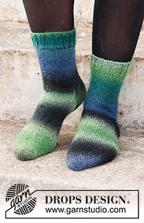 Free patterns - Naisen sukat / DROPS 214-55