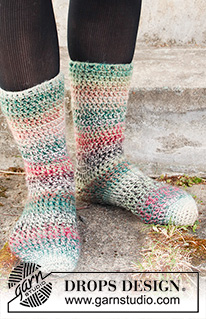 Free patterns - Naisen sukat / DROPS 214-58