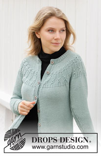 Free patterns - Damskie rozpinane swetry / DROPS 215-15
