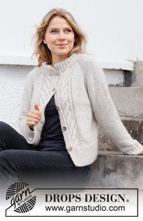 Free patterns - Damskie rozpinane swetry / DROPS 215-3