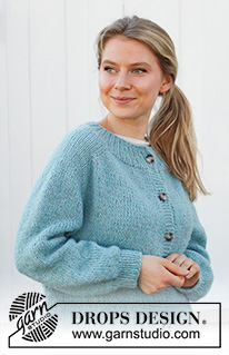 Free patterns - Damskie rozpinane swetry / DROPS 215-30