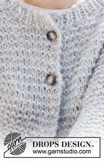 Free patterns - Proste rozpinane swetry / DROPS 215-34