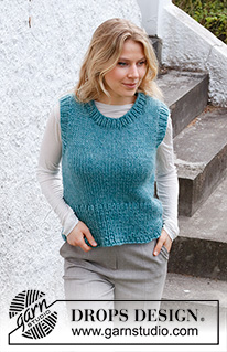 Free patterns - Dames slip-overs / DROPS 215-37