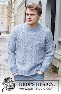 Free patterns - Męskie swetry przez głowę / DROPS 219-12