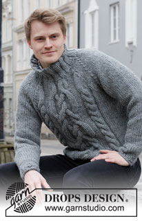 Free patterns - Męskie swetry przez głowę / DROPS 219-4