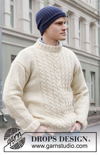 Free patterns - Męskie swetry przez głowę / DROPS 219-9
